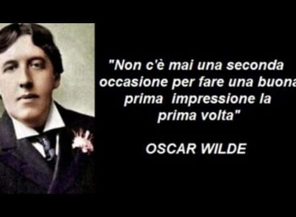 citazione di Oscar Wilde sulla psicologia della prima impressione