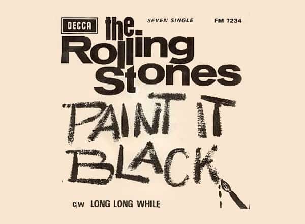 paint it black rolling stones elaborazione del lutto