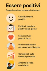 essere positivi | imparare l'ottimismo | pensieri positivi per vivere meglio