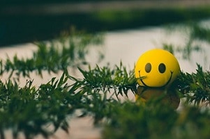 imparare l'ottimismo - una faccia che ride