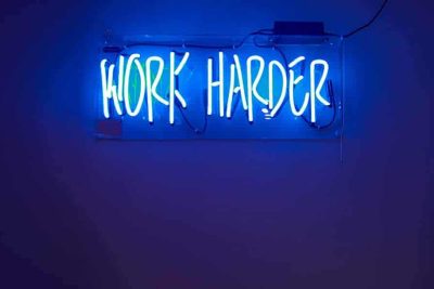 sindrome dell'impostore - work harder